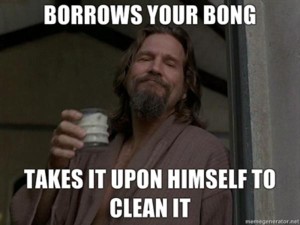 the dude clean meme