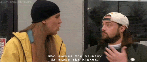 who smokes the blunts gif